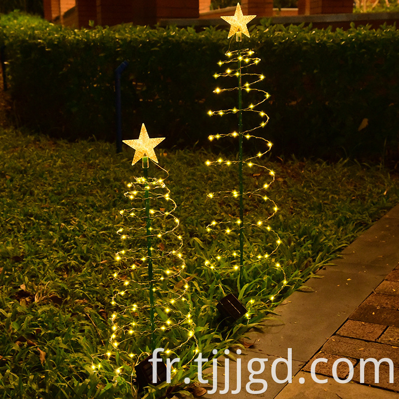 Solar Christmas Tree Light For Garden